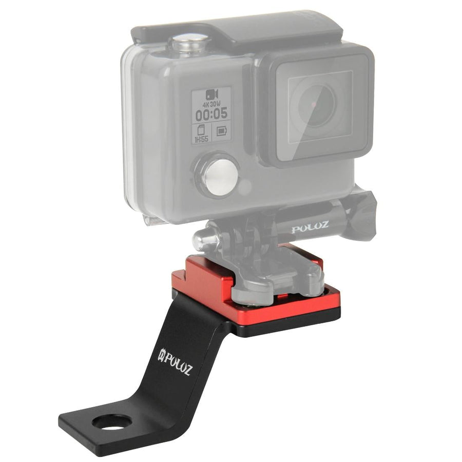 Universal Motorcycle Mount for Action Cameras - Red