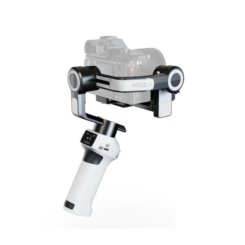 Aircross s 3 Axis Foldable Handheld Gimbal Stabilizer for Dslr Cameras and Smart Phone White