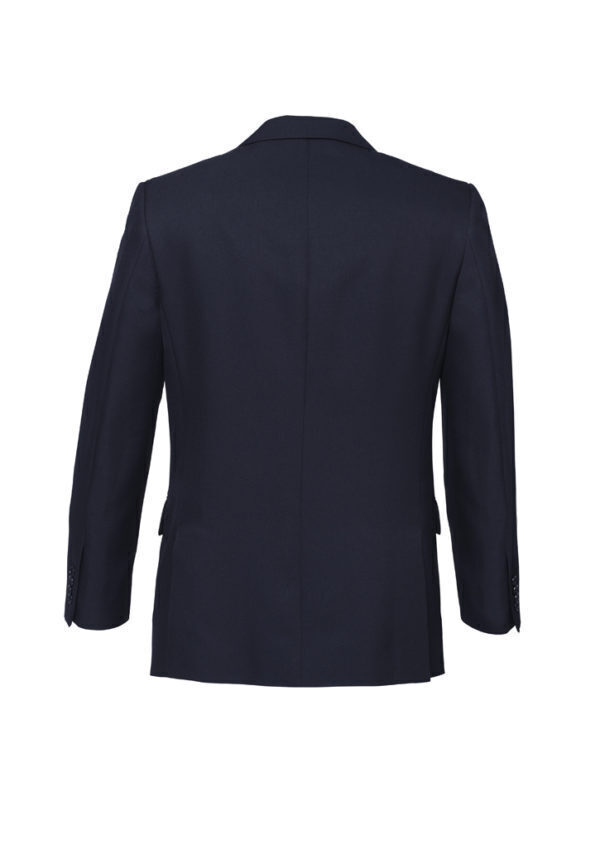 Mens 2 Button Classic Plain Suit Jacket Bamboo Blend Business Wedding - Charcoal - 107