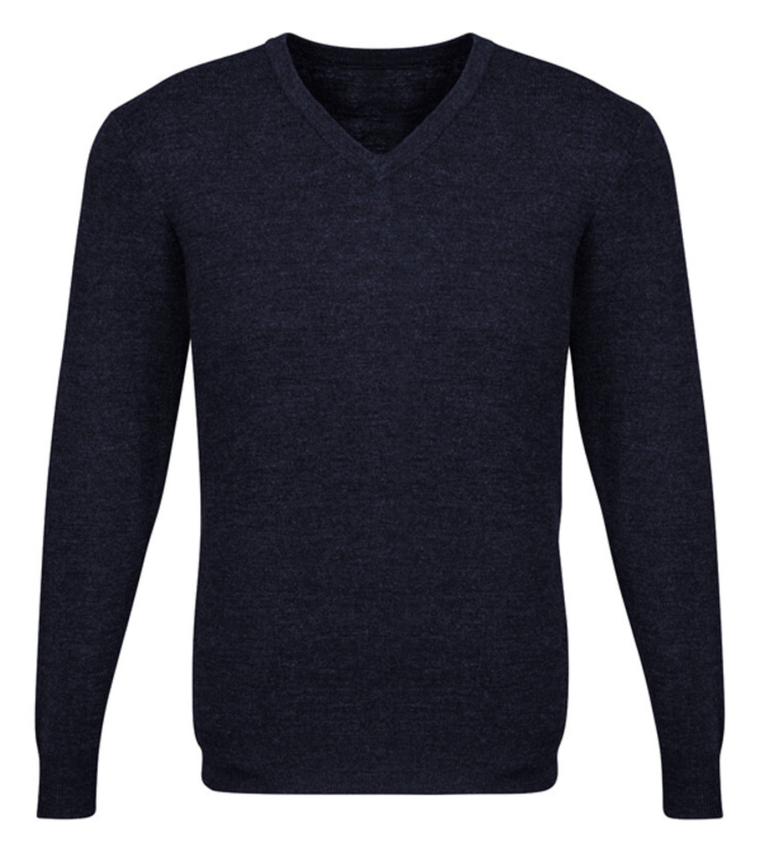 Mens Advatex Varesa Wool Pullover Jumper Cardigan - Navy - XL