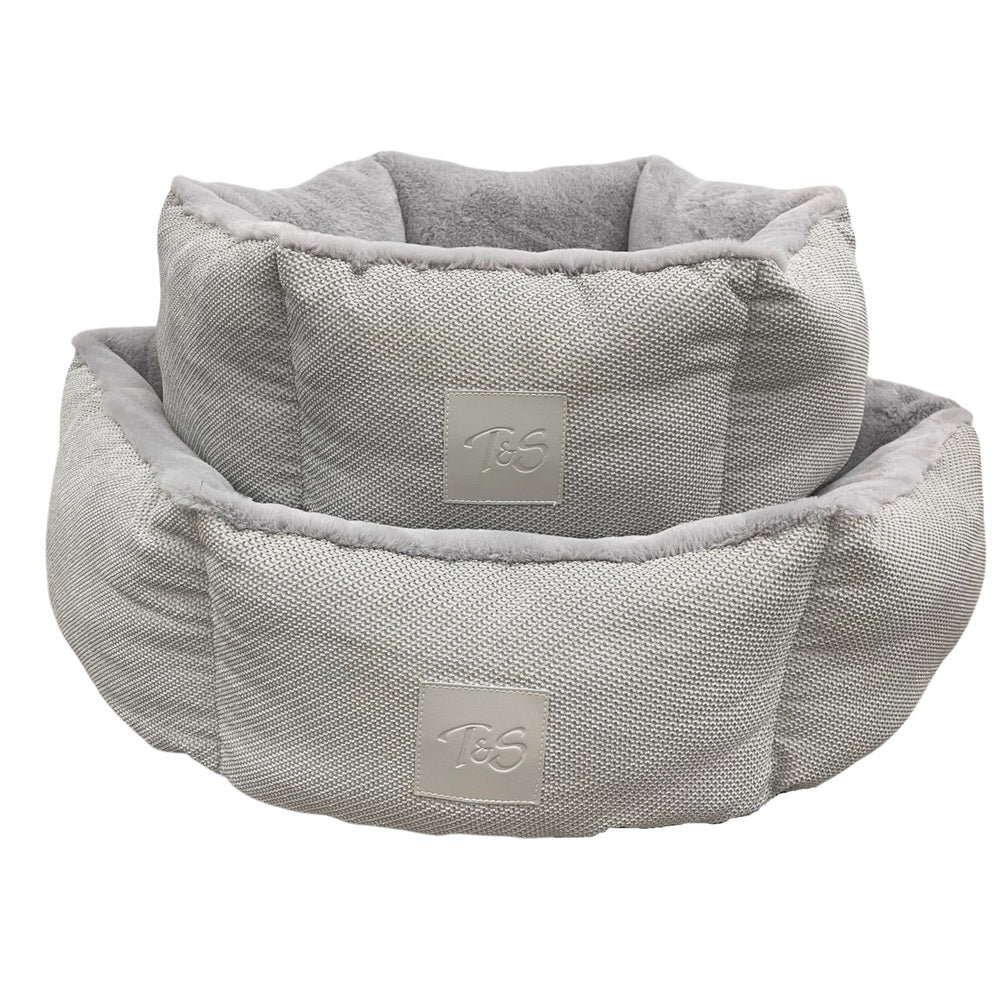 T&S Plush latte pet nest Small Pet Products 45x45cm