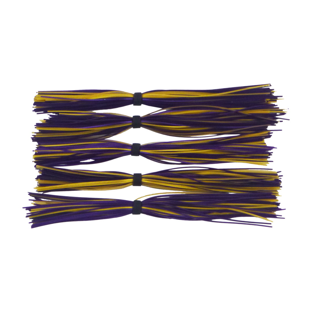 Dekoi Chatterbait Lure Skirts, Purple Gold