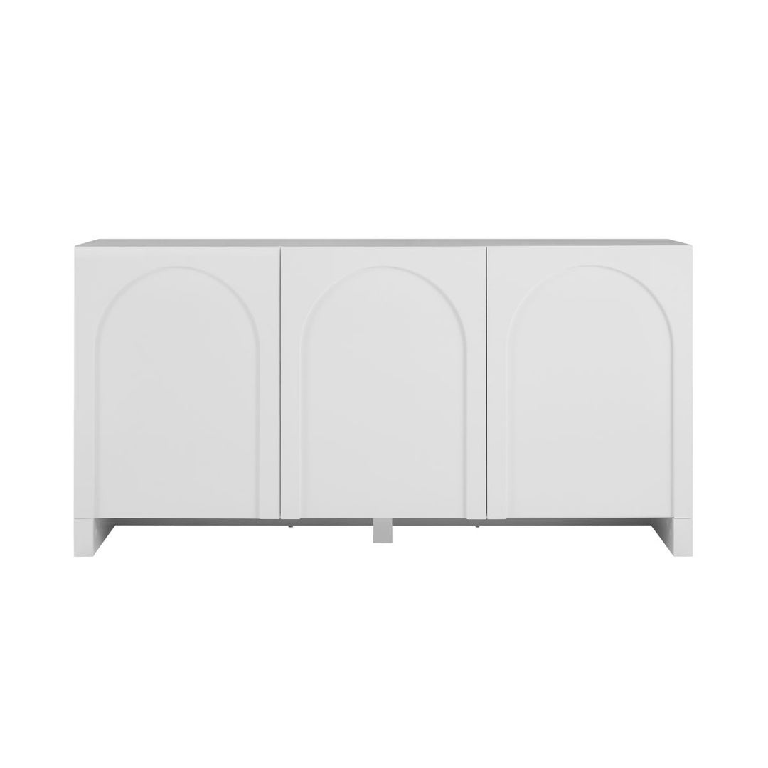 Dome White 3 Doors Sideboard