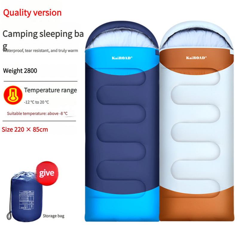 KAIROAD Mummy Sleeping Bag - 3 Season Warm & Cold Weather, Waterproof, Lightweight for Adults, Camping, Hiking, Backpack