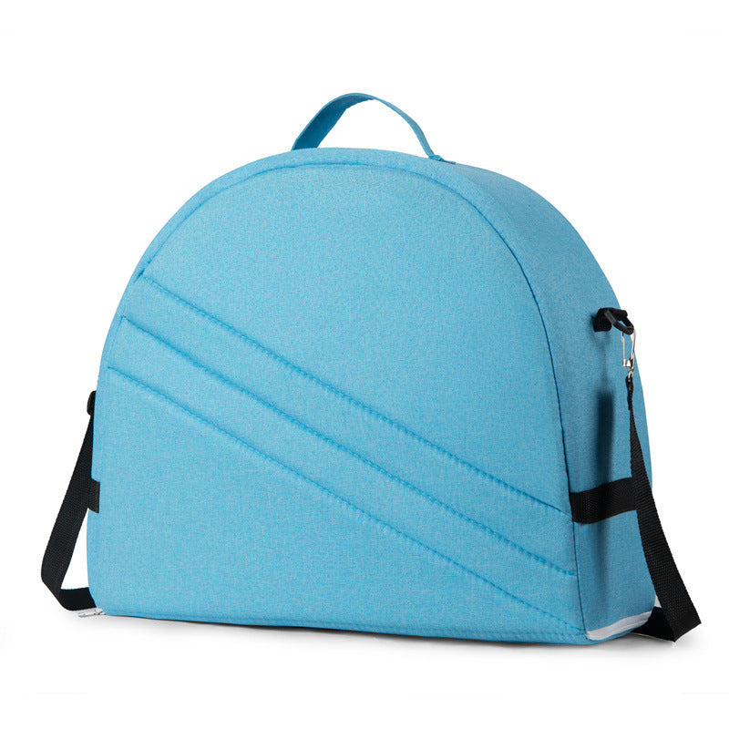 Blue Portable Multi-Purpose Baby Bed and Diaper Backpack – Lightweight, Waterproof, Canvas + Polyester Material, Trave