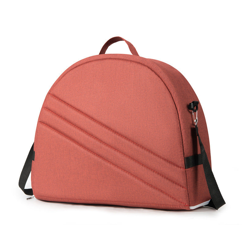 Red Portable Multi-Purpose Baby Bed and Diaper Backpack - Lightweight, Waterproof, Canvas + Polyester Material, Travel E
