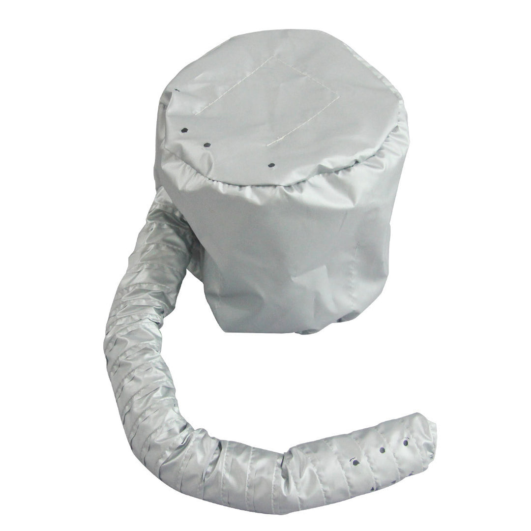 2 Pcs Silver Portable Hair Dryer Bonnet Cap - Adjustable Heated Hair Care Cap for Drying, Styling, and Conditioning with