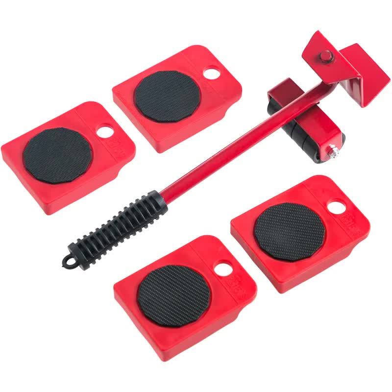 2 Pcs Red Heavy Duty Furniture Moving System, Sliding Dolly Tools for Easy Transport of Appliances, Furniture, and Heavy