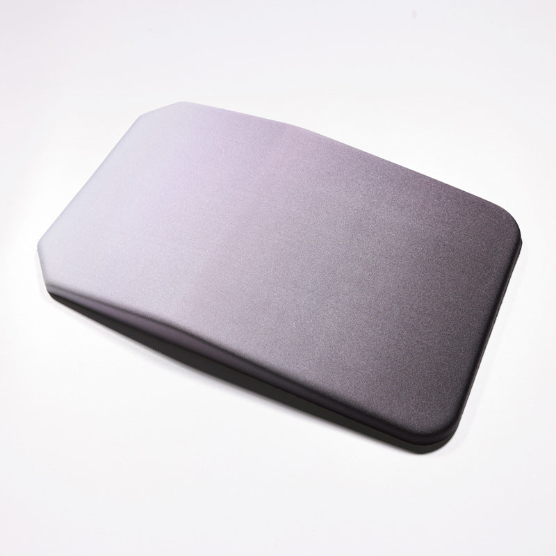 Gradual Black Ergonomic PU Anti-Slip Mouse Pad with Wrist Support – Rectangular Gradient Desk Mat for Gaming and Offic
