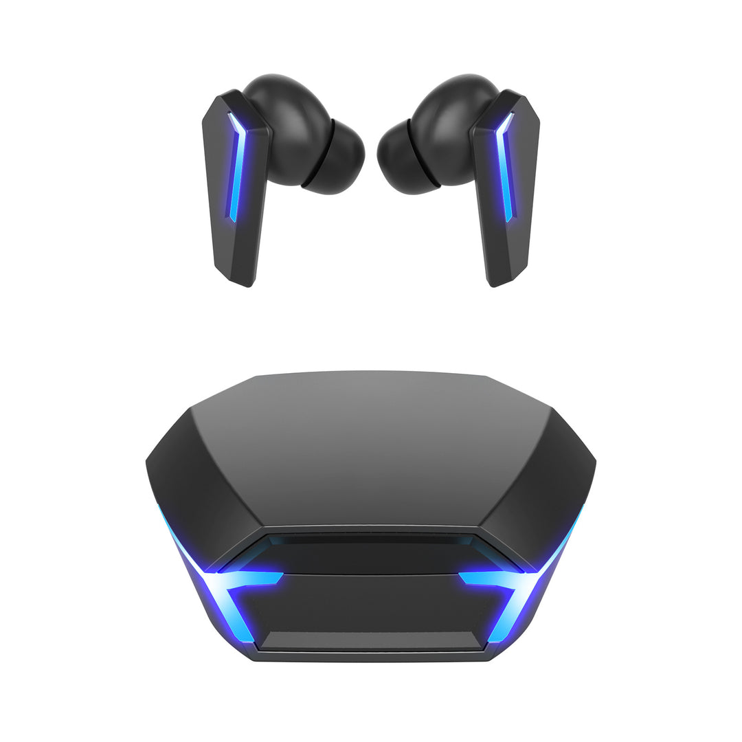 Black Wireless Gaming Earbuds - Bluetooth 5.2, Low Delay, 3D Stereo