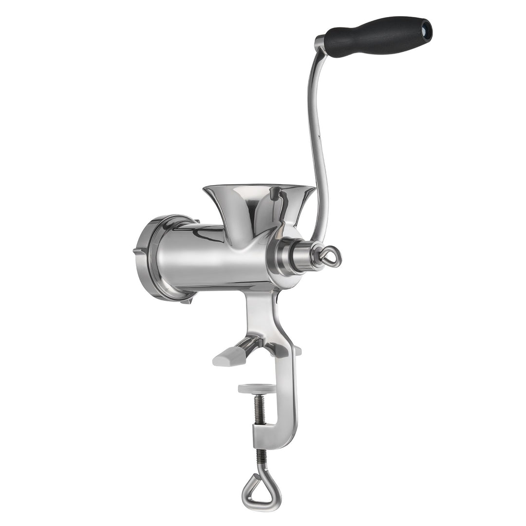 VEVOR Manual Meat Grinder, 304 Stainless Steel Hand Meat Grinder with Steel Table Clamp, Meat Mincer Sausage Maker & 2 Cutting Plates, Cookie Attachment, Sausage Tube for Beef Pepper Mushroom Cookie