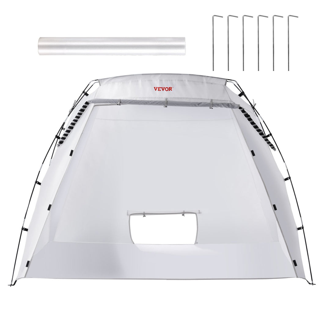 VEVOR Spray Paint Shelter Spray Paint Tent 7.5x5.2x5.2ft Portable Paint Booth DIY