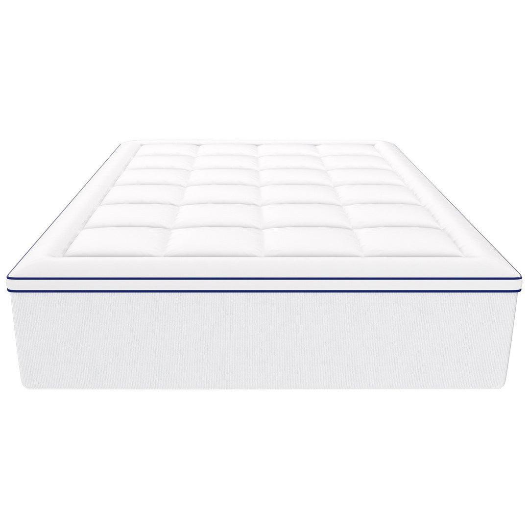 VEVOR Mattress Topper Premium Memory Foam Fiber Fill Queen 101.6 mm Thickness