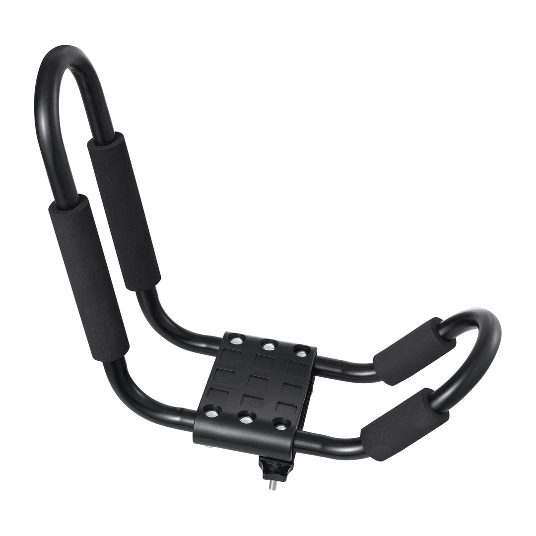 VEVOR Kayak Roof Rack 2 Pairs J-Bar, Soft Roof Rack, Top Mount Tie Down, Carrier for kayak, Surf Board, Canoe, SUP, Ski Board, Mount on Car, SUV, Truck, 2 Kayaks