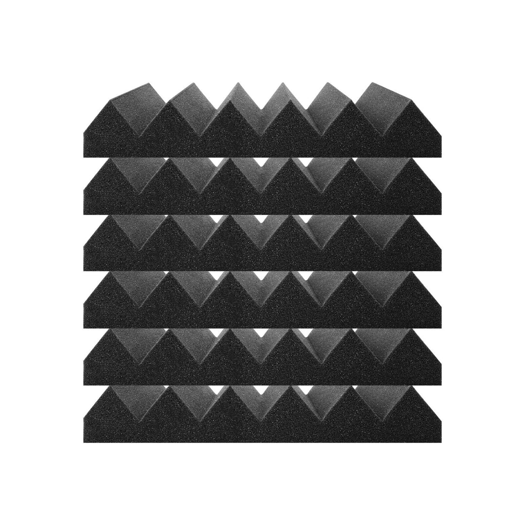 VEVOR Acoustic Foam Panels 24 Pack 12 x 12 x 2 in Adhesive for Wall Ceiling