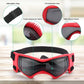 Dog Helmet Goggles, Small and Medium, Red