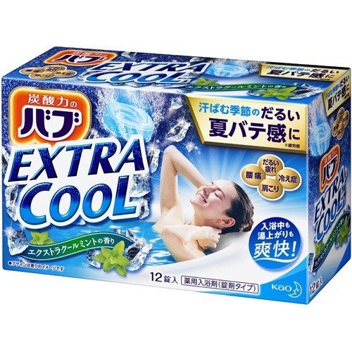 [6-PACK] Kao Japan Carbonated Bubble Bath Agent Bath Bomb 40g * 12pcs( 4 Types Available ) Warm and Cool