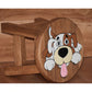 Kids furniture Wooden Stool Puppy Dog Chair Toddlers Step Sitting