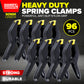 Handy Hardware 96PCE Spring Clamps Heavy Duty Swivel Jaws Anti-Slip 9cm