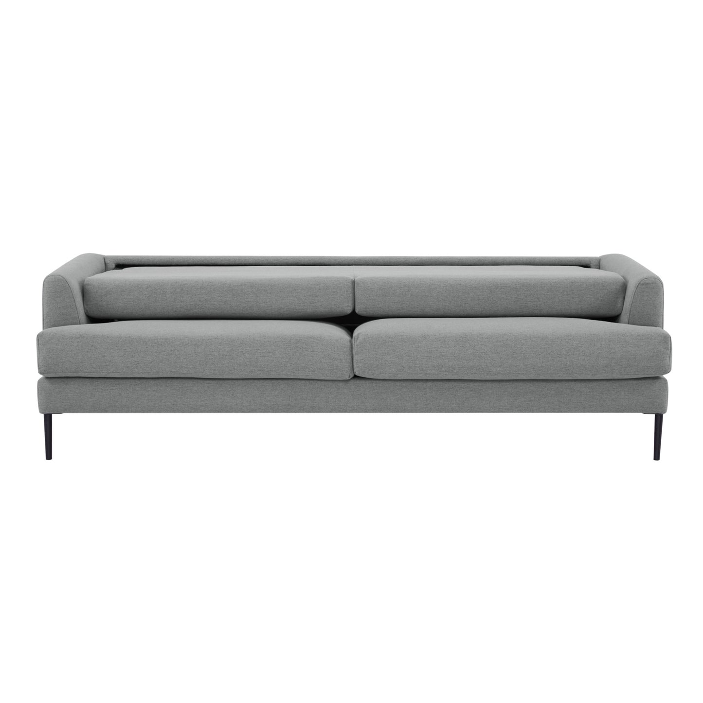 Ariya 3 Seater Sofa Fabric Uplholstered Lounge Couch - Light Grey