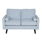 Lexi 2 + 2.5 Seater Sofa Set Fabric Uplholstered Lounge Couch - Light Blue