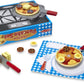 Melissa & Doug Flip and Serve Pancake Set (19 pcs) - Wooden Breakfast Play Food