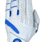 Awezingly Power Touch Cabretta Leather Golf Glove for Men - White (M)