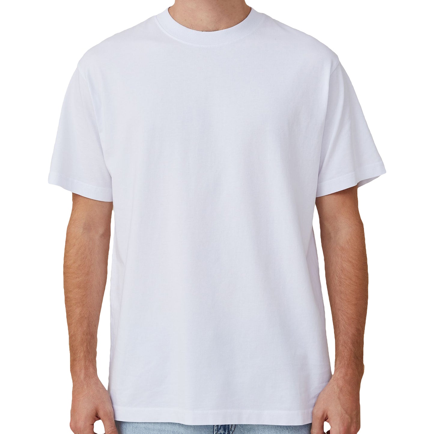 Adult 100% Cotton T-Shirt Unisex Men's Basic Plain Blank Crew Tee Tops Shirts, Royal Blue, 2XL