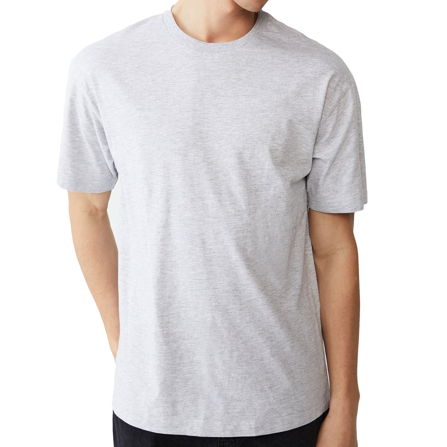Adult 100% Cotton T-Shirt Unisex Men's Basic Plain Blank Crew Tee Tops Shirts, Yellow, XL