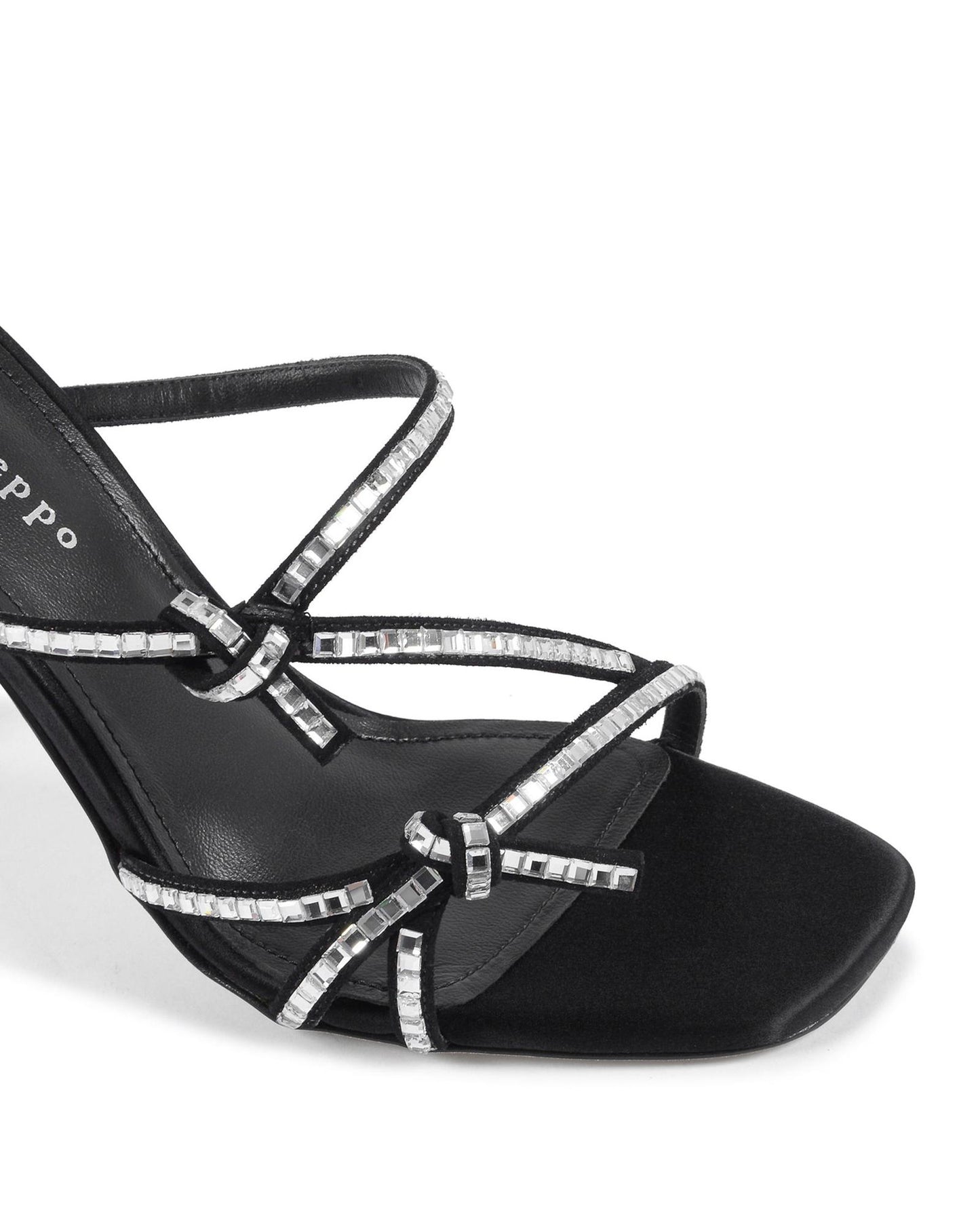 Crystal Embellished High Heel Sandal - 40 EU