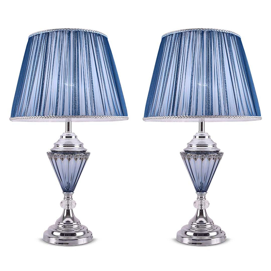 SOGA 2X LED Elegant Table Lamp with Warm Shade Desk Lamp