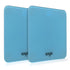 SOGA 2X 180kg Digital Fitness Weight Bathroom Gym Body Glass LCD Electronic Scales Blue