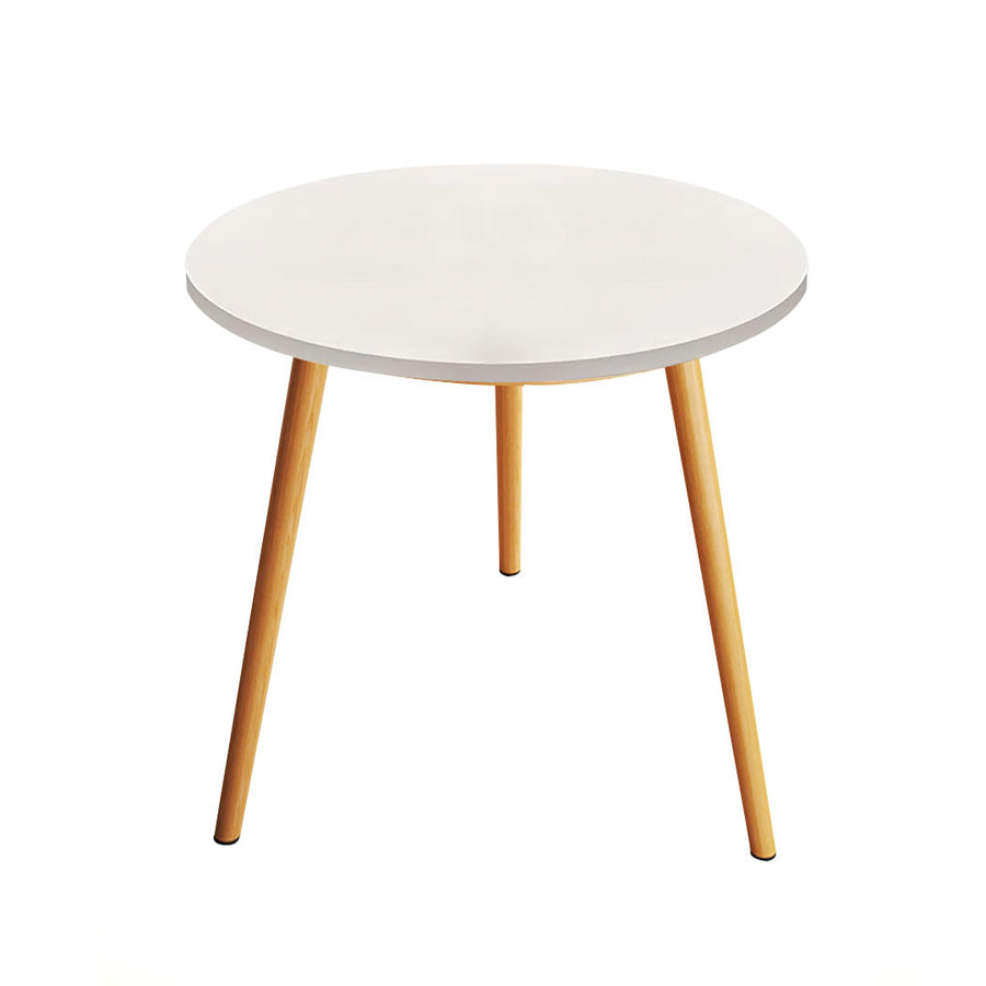 SOGA 60x72cm White Small Side Coffee Table Living Room Balcony Home D?cor Style