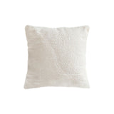 SOGA 50cm Beige Internet Celebrity 3D Arched Raised Pattern Throw Pillow