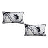 SOGA 2X 35cm Throw Pillow  Black and White Leopard Thick Premium Polyester Fiber for Home Decor