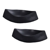 SOGA 2X 37x12.5cm Ornament boat shaped plate ceramic food decoration Serving Tray For Kitchenware Kitchenware