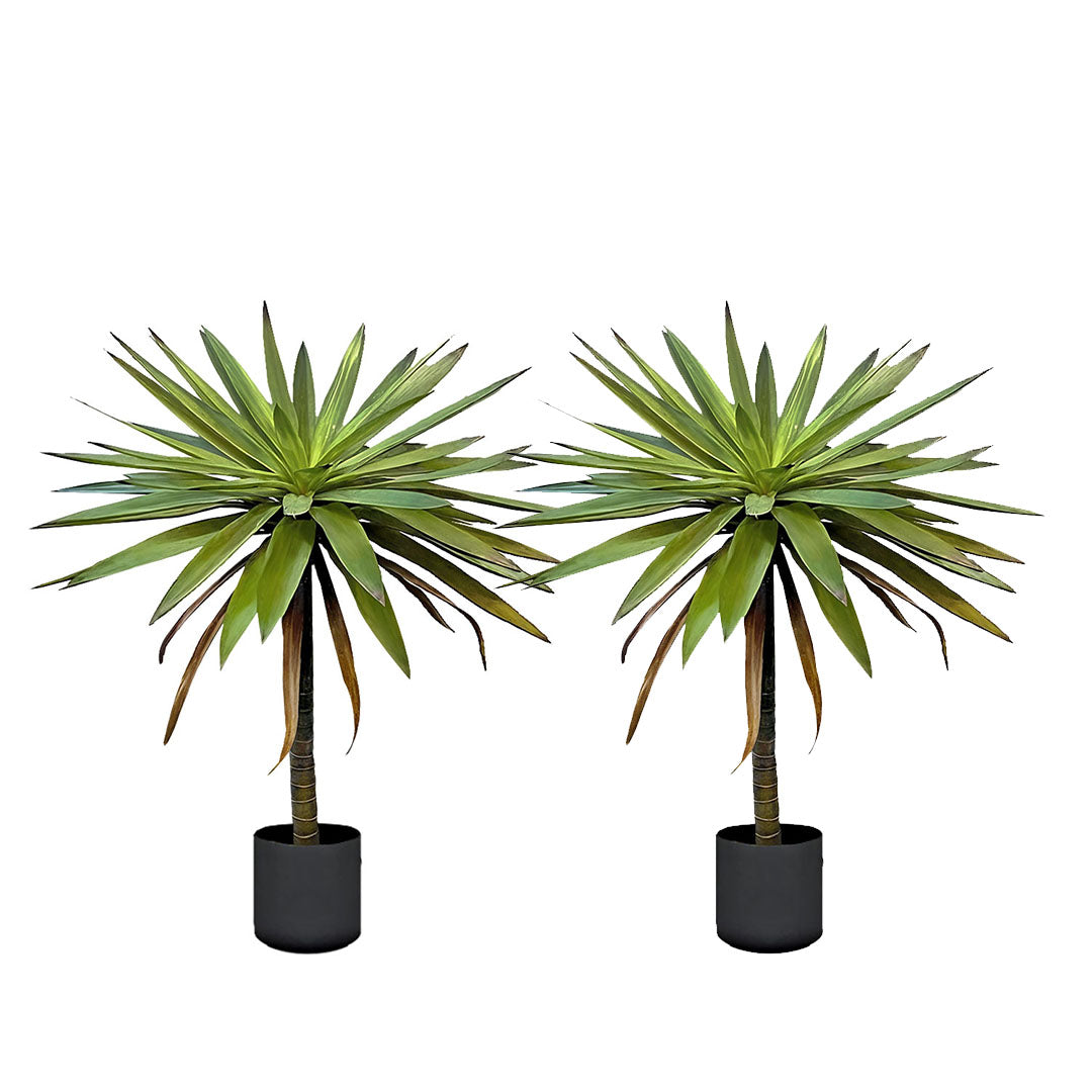 SOGA 2X  90cm Yucca Tree Giant Palm Lily Living Room Artificial Plant Home Accent Decor