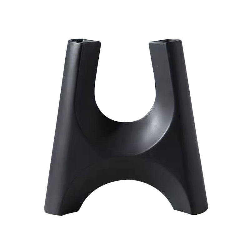 SOGA 42x39cm Ornament Modern Minimalist Bottle Holder Stylish Cylindrical Stand and Plant Pots for Home Décor