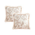 SOGA 2X 50cm Light Luxury French Style Printed Plush Pillow Set Throw Pillow