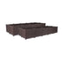 SOGA 2X 200cm Raised Planter Box Vegetable Herb Flower Outdoor Plastic Plants Garden Bed Deepen