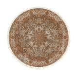 SOGA 120cm Mandala Pattern Circle Area Rugs for Living Room Lounge, Anti-slip Doormat, Home Decor