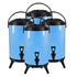 SOGA 4X 18L Stainless Steel Insulated Milk Tea Barrel Hot and Cold Beverage Dispenser Container with Faucet Blue