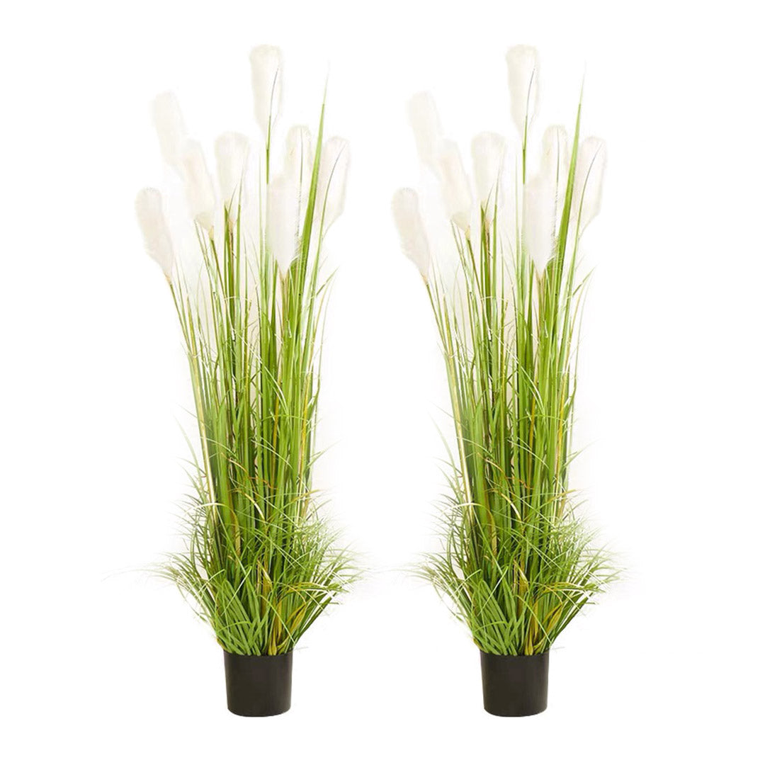 SOGA 2X 150cm Wheat Plume Grass Artificial Plant, Home Decor
