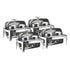 SOGA 4X 6.5L Stainless Steel Double Soup Tureen Bowl Station Roll Top Buffet Chafing Dish Catering Chafer Food Warmer Server Server
