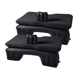SOGA 2X Inflatable Car Mattress Portable Travel Camping Air Bed Rest Sleeping Bed Black