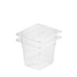 SOGA 150mm Clear Gastronorm GN Pan 1/6 Food Tray Storage Bundle of 2