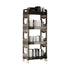 SOGA 38x24cm Black 3 Tier Bookshelf & Cosmetic Storage Organizer Trolley Rack Rack
