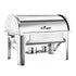 SOGA 3L Triple Tray Stainless Steel Roll Top Chafing Dish Food Warmer