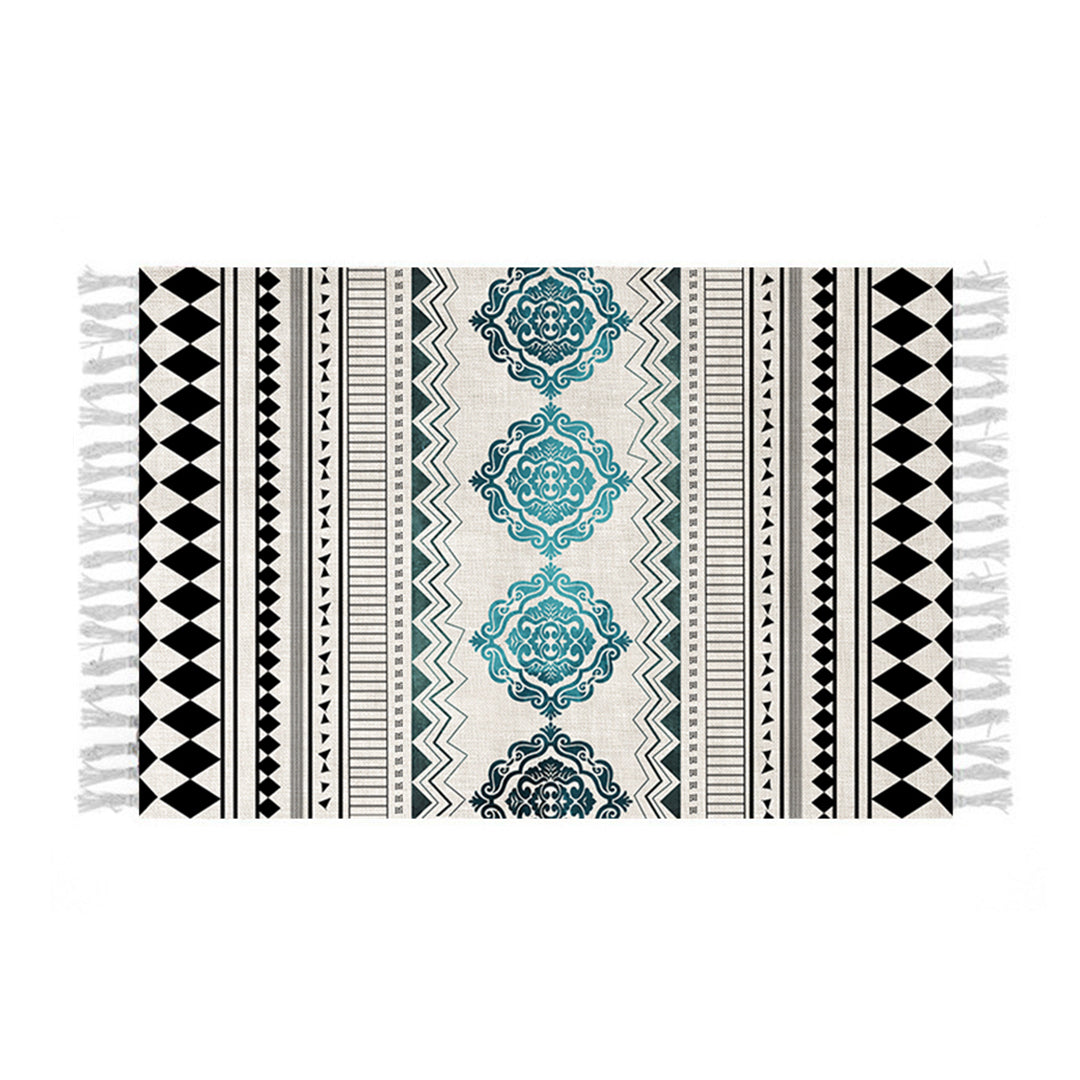 SOGA 90cm Boho Bathroom Rug Vintage Kitchen Area Runner Rugs, Home Decor