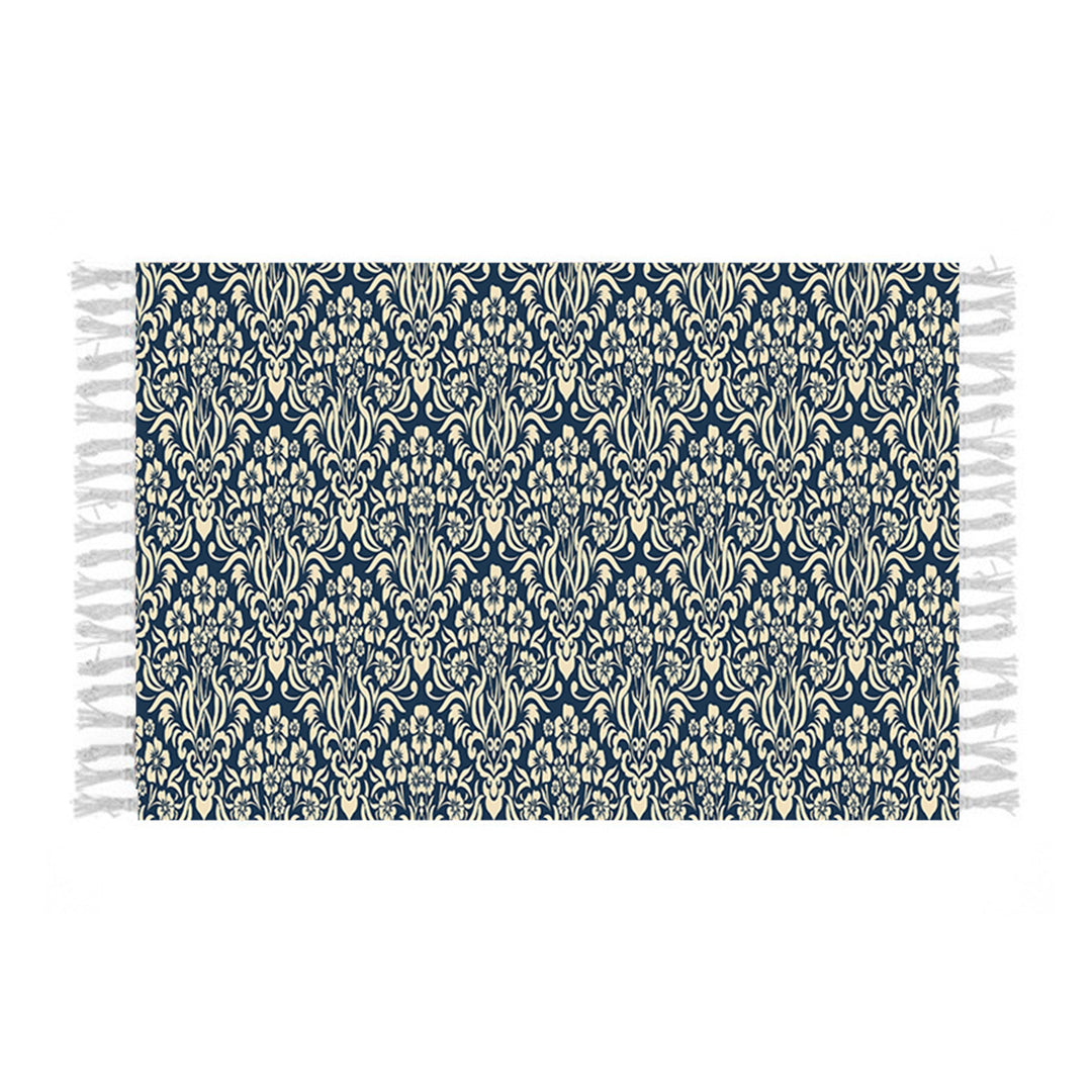 SOGA 90cm Cotton Polyester Vintage Area Rugs Living Room Hallway Floor Kitchen, Home Decor